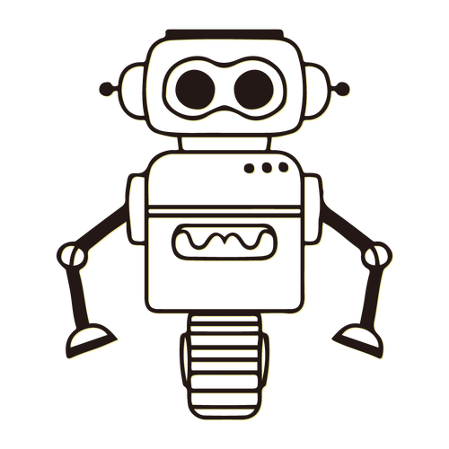  可爱机器人简笔画图片「可爱机器人头像图片」